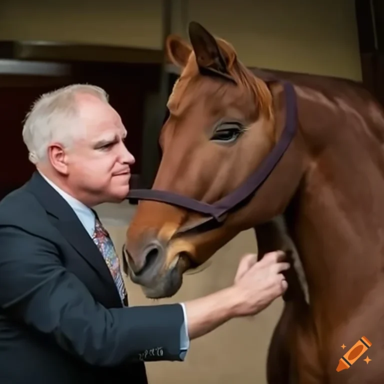 Tim Walz Horse